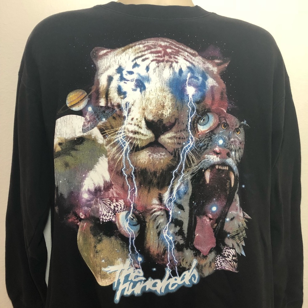 The Hundreds Mens Large Retro Tiger Mens Pull Over